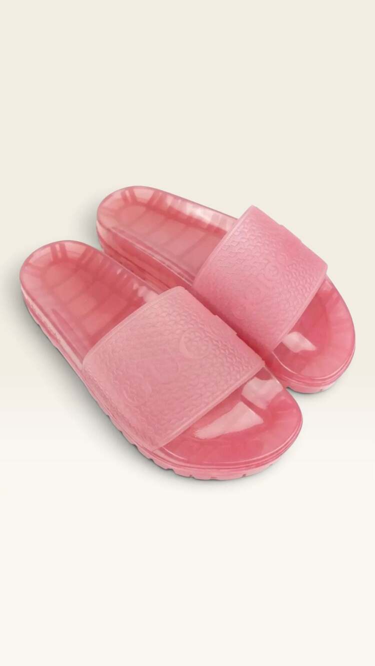 Adidas x Gucci Pink Platform Jelly Slides EU 36 US 6 New w/ Dust Bag
